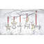 6.5'' Metal Animals Holiday Shaped Ornament