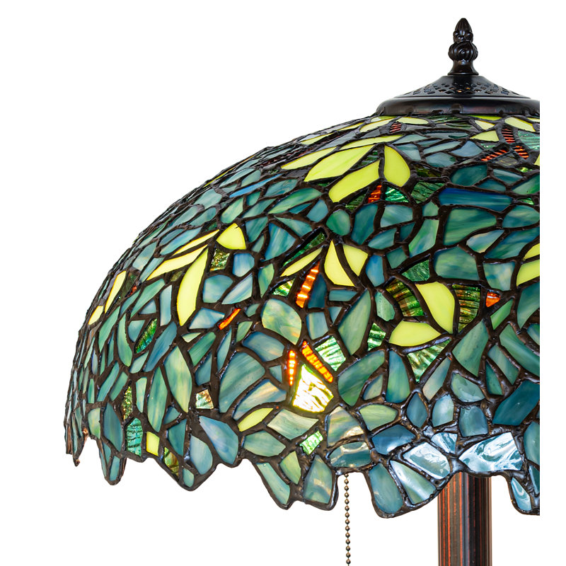63" High Nightfall Wisteria Floor Lamp