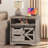Brisson 23.6"W Farmhouse End Table with 2 Drawers and Charging Station-922986182