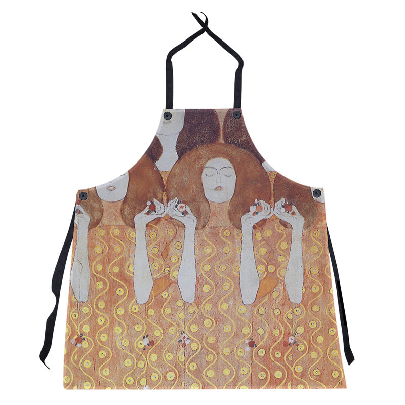 Tablier de mariés gustav klimt, ange, Rouge / Orange