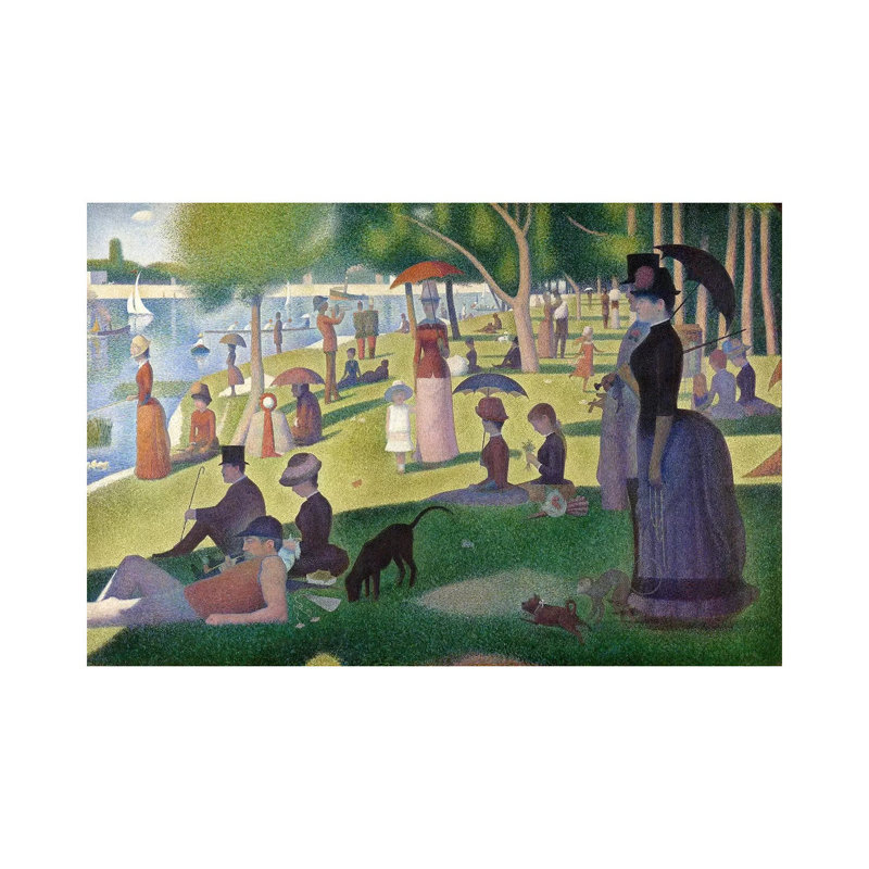Sunday Afternoon On The Island Of La Grande Jatte by Georges Seurat - Wrapped Canvas Gallery-Wrapped Canvas Giclée