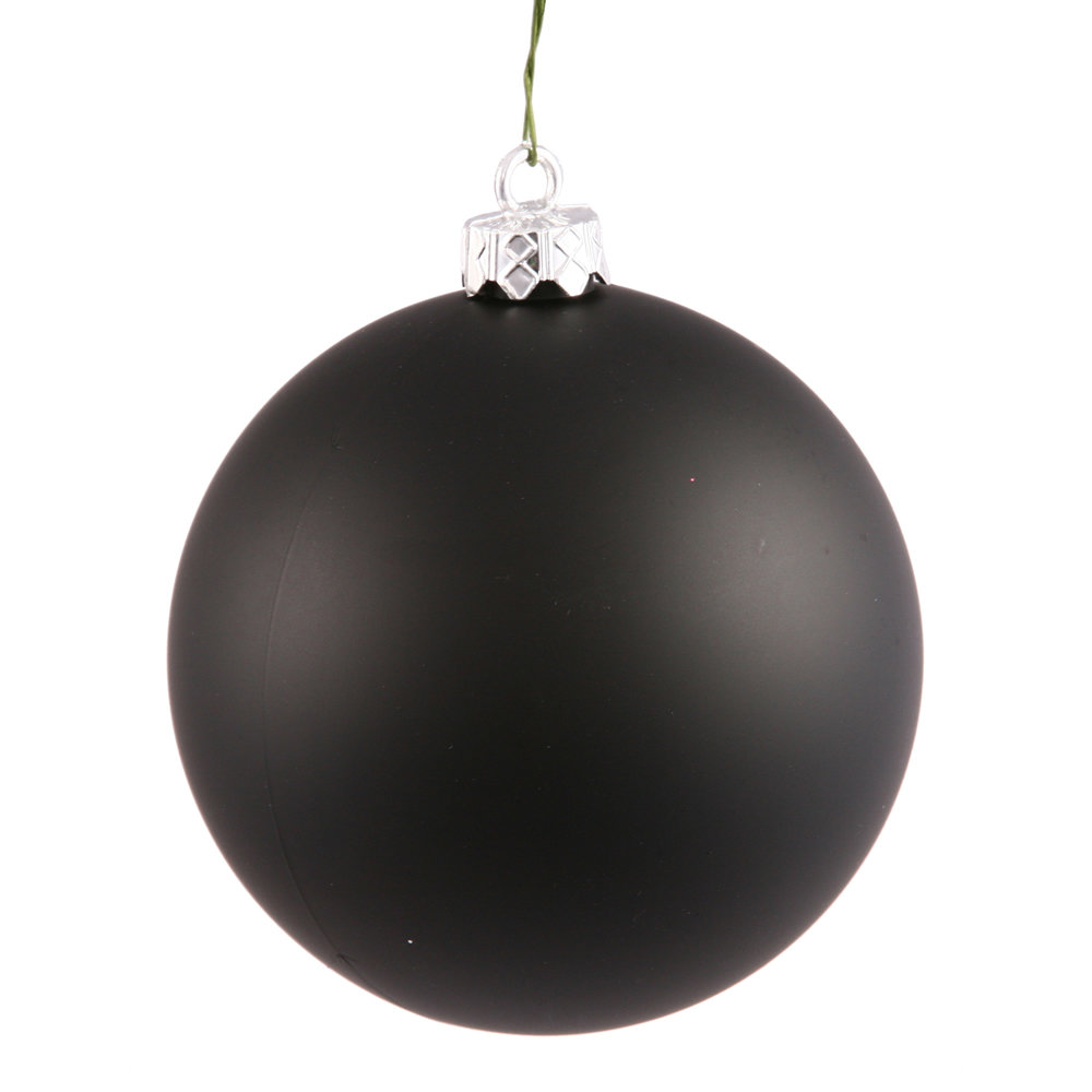 Holiday Décor Ball Ornament, Black