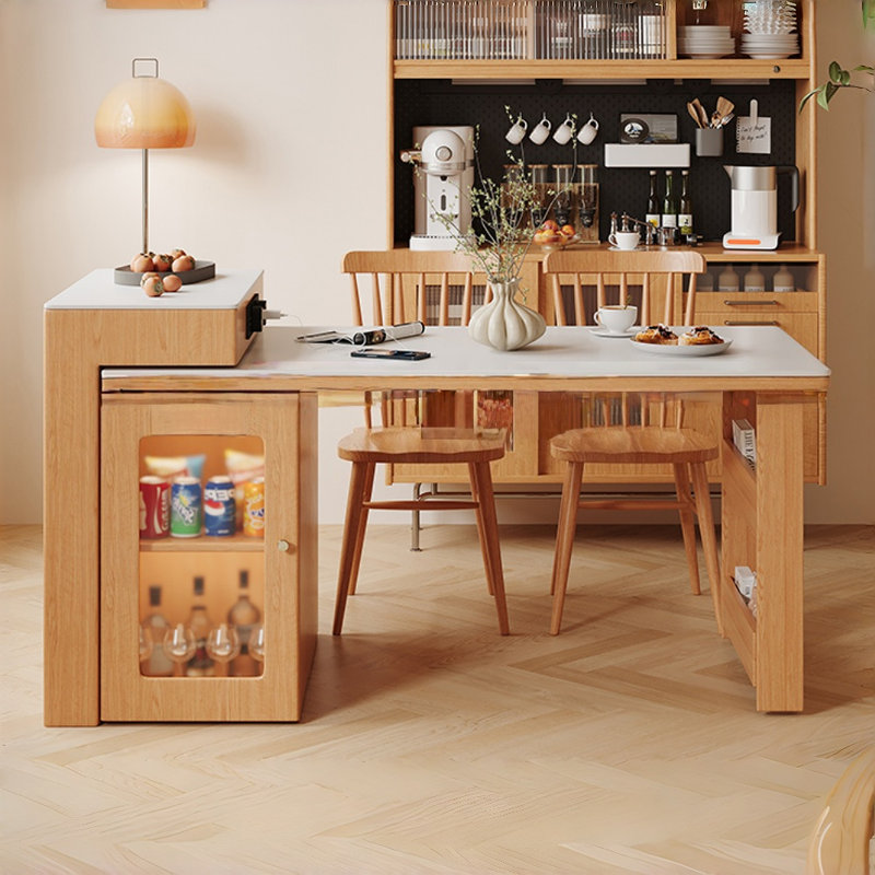 Tables de salle à manger modernes et simples de style crème