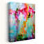 «Vibrant Abstract Garden», art floral coloré et audacieux-258689088