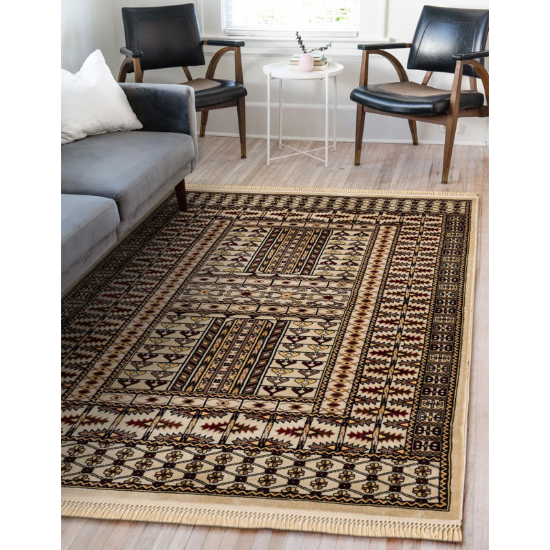 None Hufnagel Area Rug Beige Colour, Rectangle 2' x 3'1"