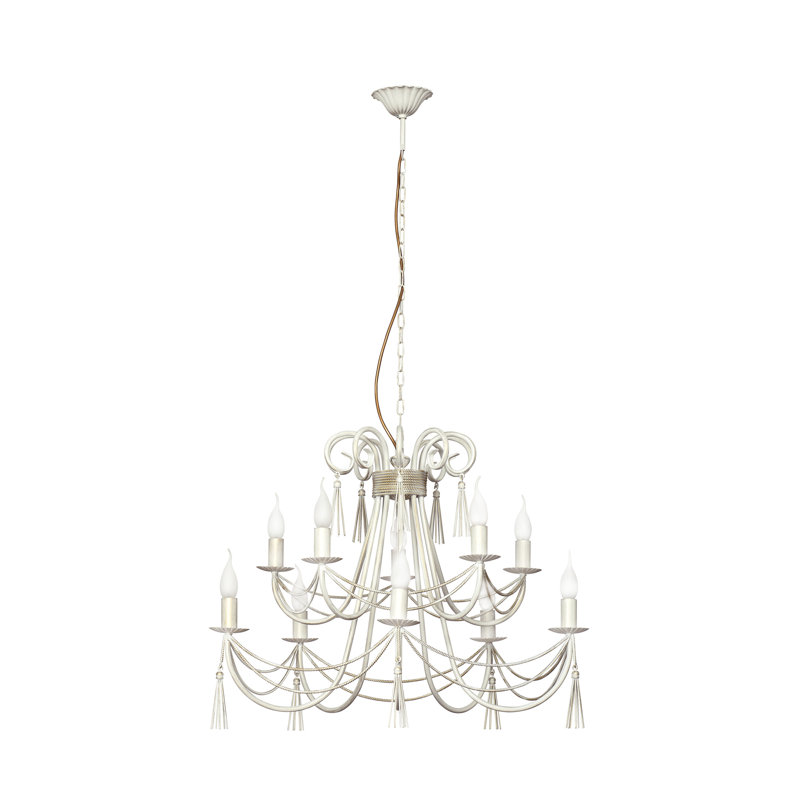 Edmonds 10 - Light Candle Style Chandelier
