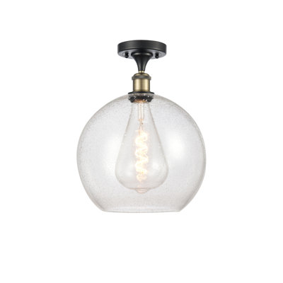 Plafonnier semi-encastré 1 lumière