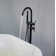 Floor Tub Spout with Diverter