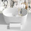 Gemelli 53.25'' L Freestanding Soaking Bathtub-1292227259