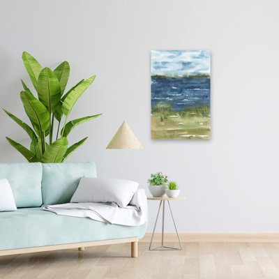 Across The Cape Coastal Blue White Beach Grasse Cape Code