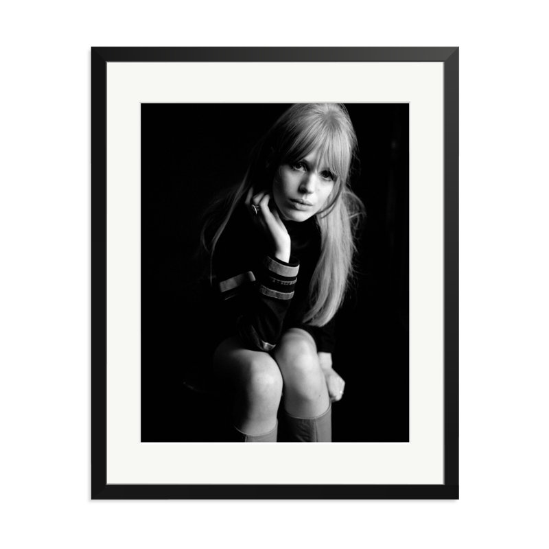 Faithful, 1964, 31" H x 25" W, Black