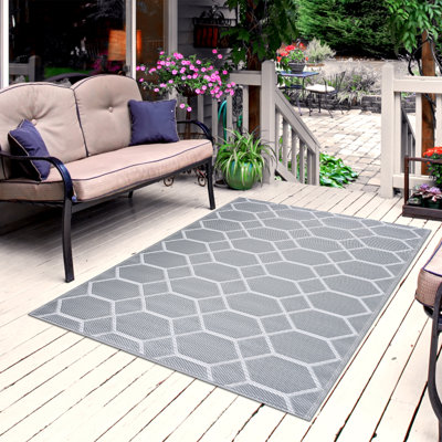 Tapis intérieur / extérieur gris Balasi