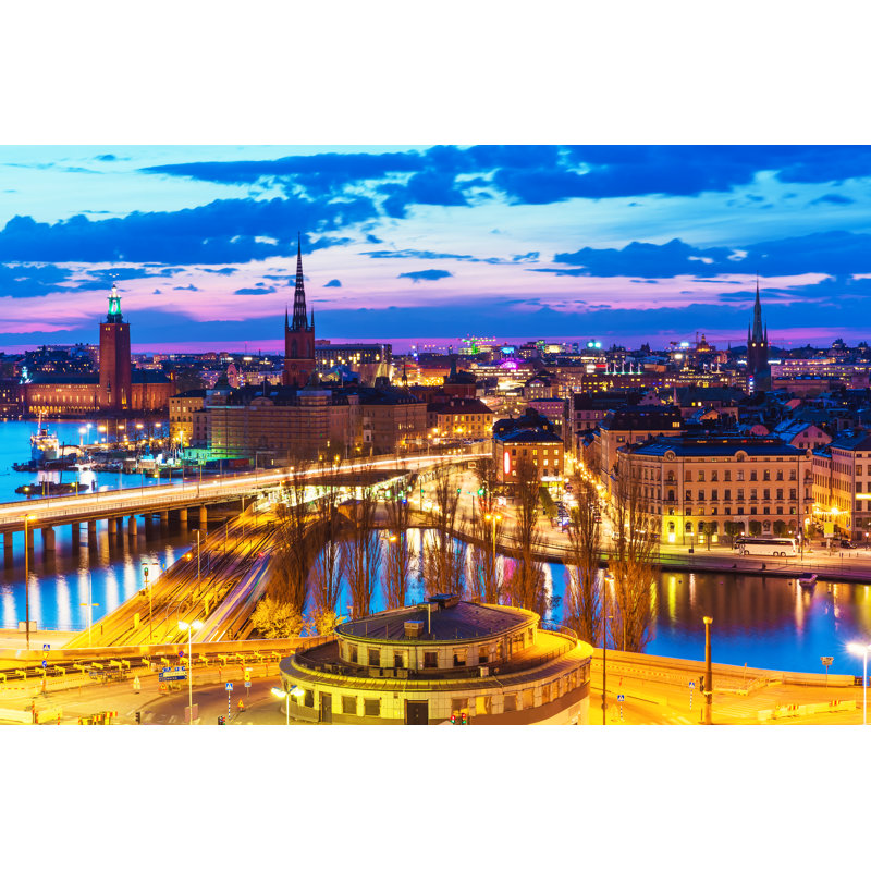 Beldane Stockholm, Sweden by Scanrail - Wrapped Canvas Print, 30cm H x 46cm W x 3.8cm D