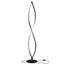  Lampe sur pied DEL moderne industrielle noire avec gradateur 3 voies Twist-27936423