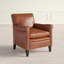 Jilian 31" Wide Top Grain Leather Club Chair