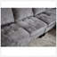 Canapé modulaire 5 places, avec repose-pieds de rangement, canapé modulaire convertible, canapé en L, méridienne réversible, canapé riveté, chenille-117801839