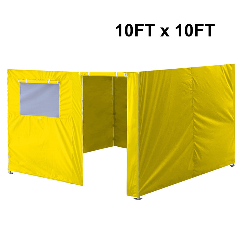 Mur latéral Moguel, Jaune, H 49,2 po x l 120 po x P 120 po