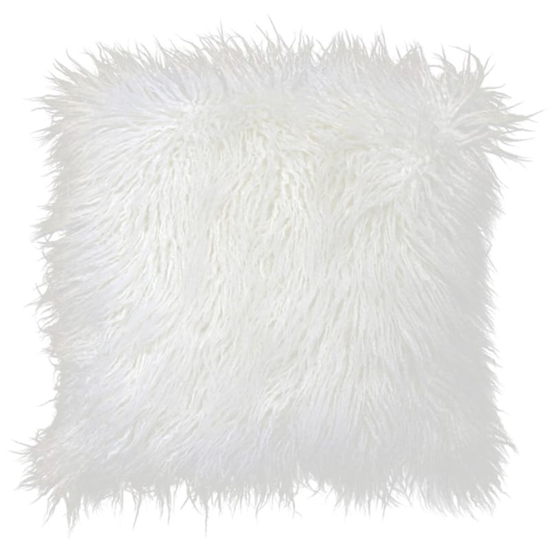 Coussin 100% fourrure de mouton de Mongolie par Starlite