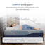  Matelas hybride moyen 12 po avec refroidissement au gel de cuivre, ressorts ensachés-103407474-103407472