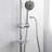 Kingston Brass Shower Scape 5-Function Hand Shower Set with Slide Bar Kit