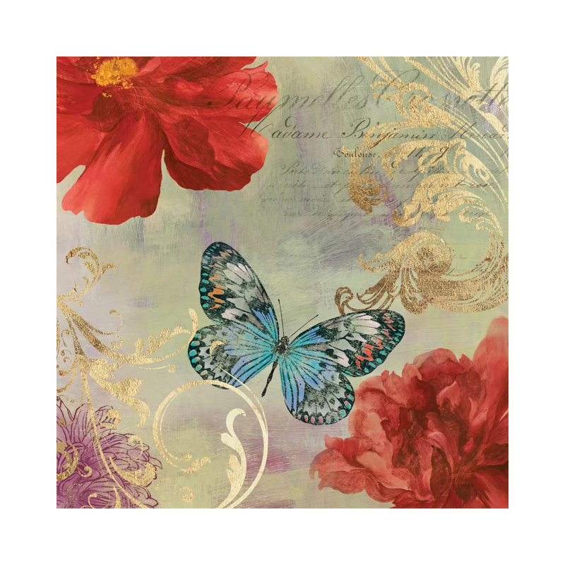 Cottage Red by Asia Jensen - Wrapped Canvas Print, 30.48 cm H x 30.48 cm W