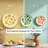  Fruit Wall Plate Set of 3 Ceramic Lemon Lime Orange Kitchen Decor