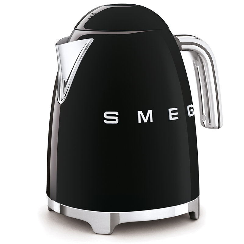 SMEG 50's Retro Style 7-Cup Electric Kettle, Black