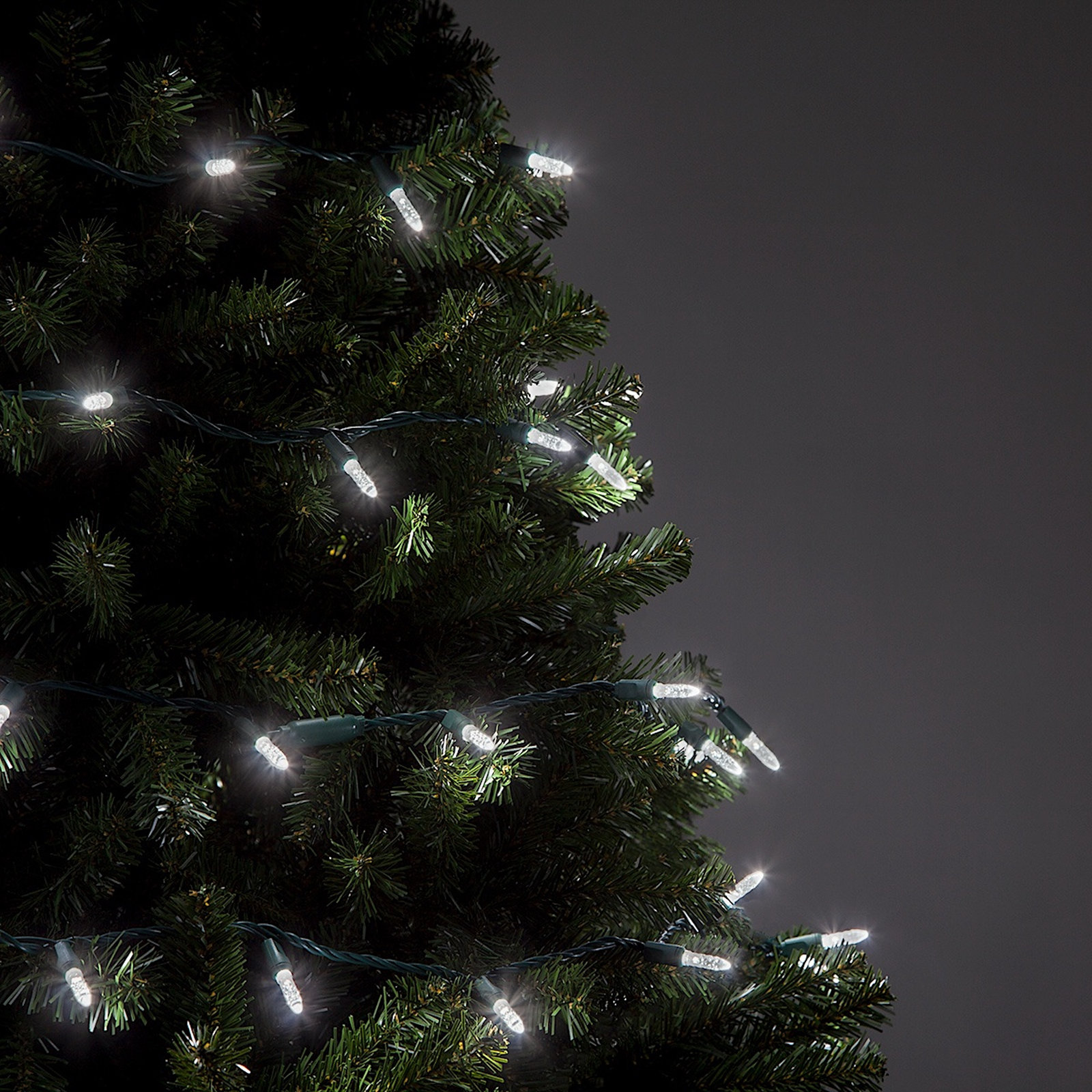 24' 70-Light LED Christmas String Lights, Cool White