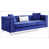 Blue is out of stock selected