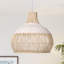 Luminaire suspendu blanc à 1 lumière Arnoldus-811507145