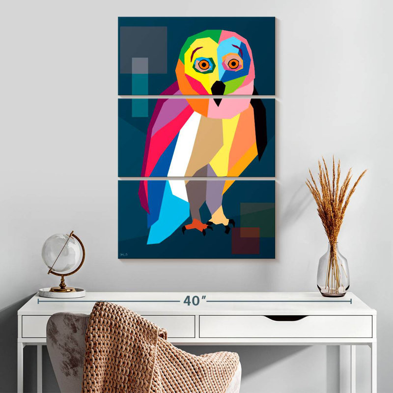 Brampt Owl Wpap, 32" H x 20" W