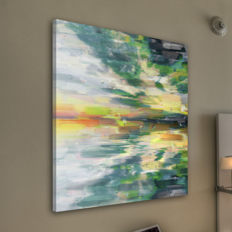 «Nanda Color Explosion» par Parvez Taj, reproduction sur toile, 40 po x 40 po