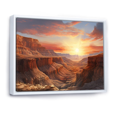 " Canyon Desert Sunset "