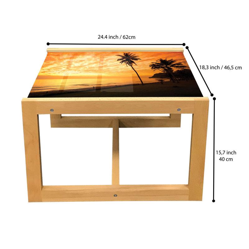 Jameria Sled Coffee Table, 62cm H x 46cm W x 40cm D