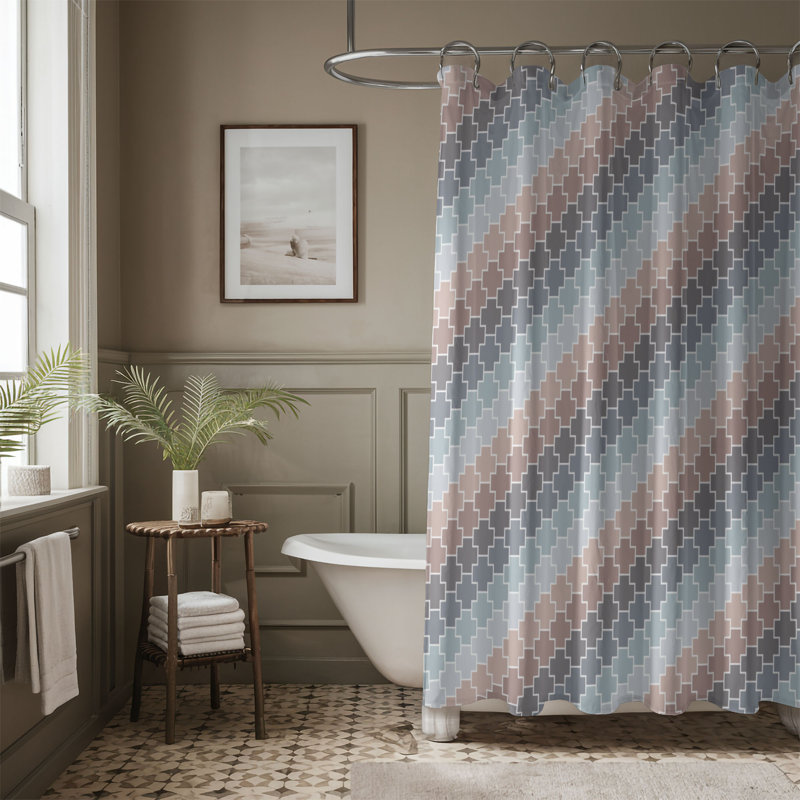Rideau de douche Neutral Grace - Premium, H 74 po x l 71 po