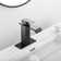 Single Hole Faucet Single-handle Waterfall Bathroom Faucet with Drain Assembly