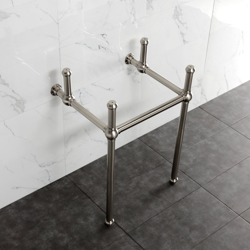 Kingston Brass Fauceture Brass Console Sink Legs, Brushed Nickel