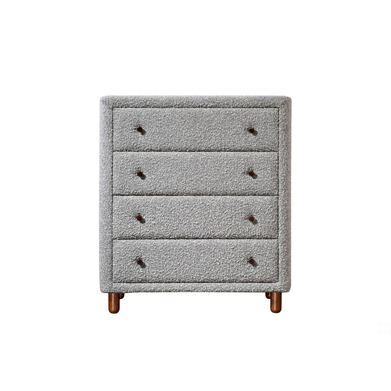 Boucle Chest, Wood Dressers Organizer