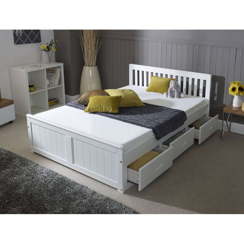 Ridgecrest Solid Wood Storage Bed, Double (4'6)