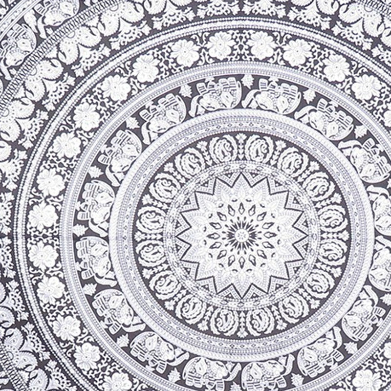 Tapisserie en coton 92 po x 84 po Mandala