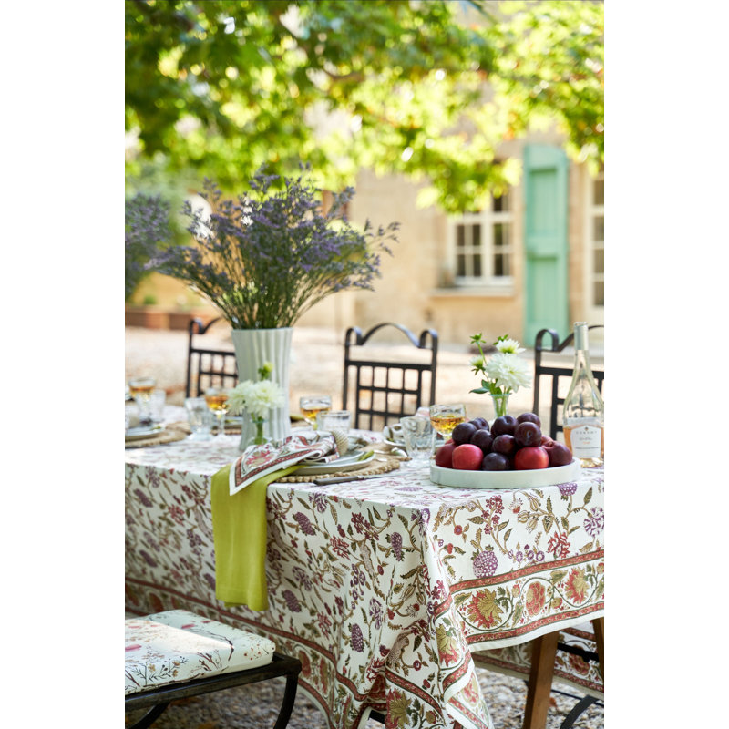 Louise Tablecloth - Multicolor - 59" x 86", 106" L x 71" W