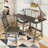Kendon Writing Desk and Chair Set with Open Shelves-69357505