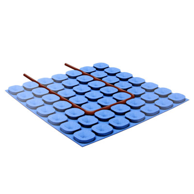 Rouleau de membrane de découplage Prodeso pour sous-carrelage, compatible avec les câbles chauffants de plancher WarmlyYours