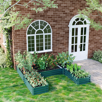 Kidwell Metal Raised Garden Bed