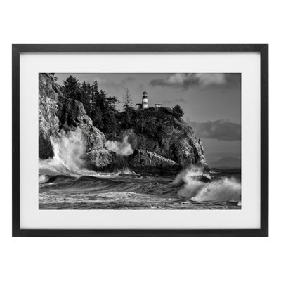Rising Tide at Cape Framed Print Under Glass, design by Rick Berk