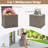 Outdoor Storage Box, 31 Gallon Resin Deck Box, Backyard Outside Toy and Towel Storage Cabinet Waterproof, for Patio Furniture Cushions, Garden Tools, Pool Supplies & Package Delivery-133393023