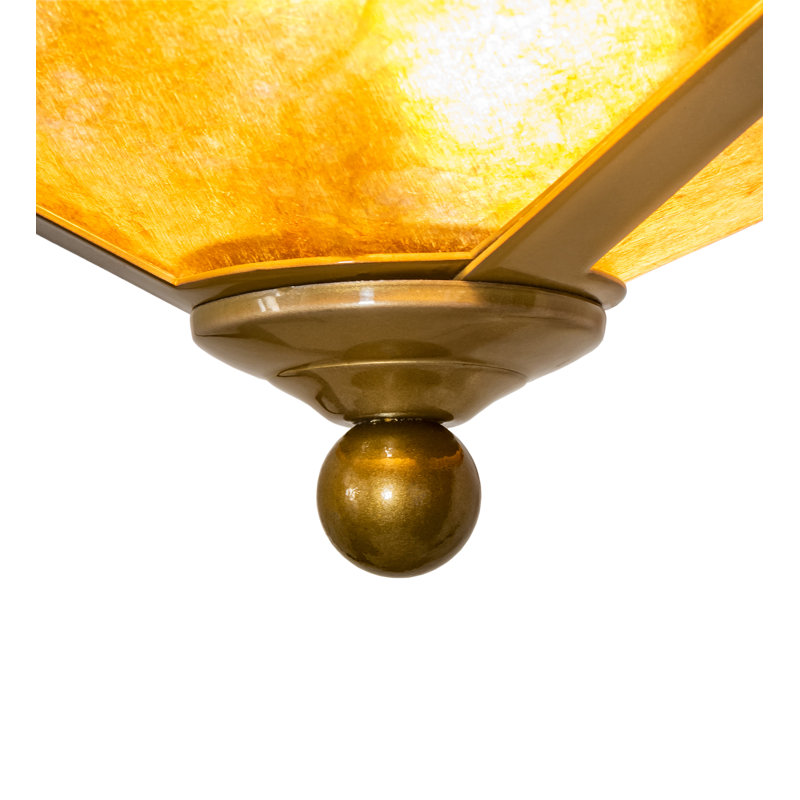 Yeates Glass Semi Flush Mount