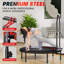 Trampoline Re rebond pour adultes - Mini trampoline de remise en forme pliable de 40 po avec poignée en U réglable