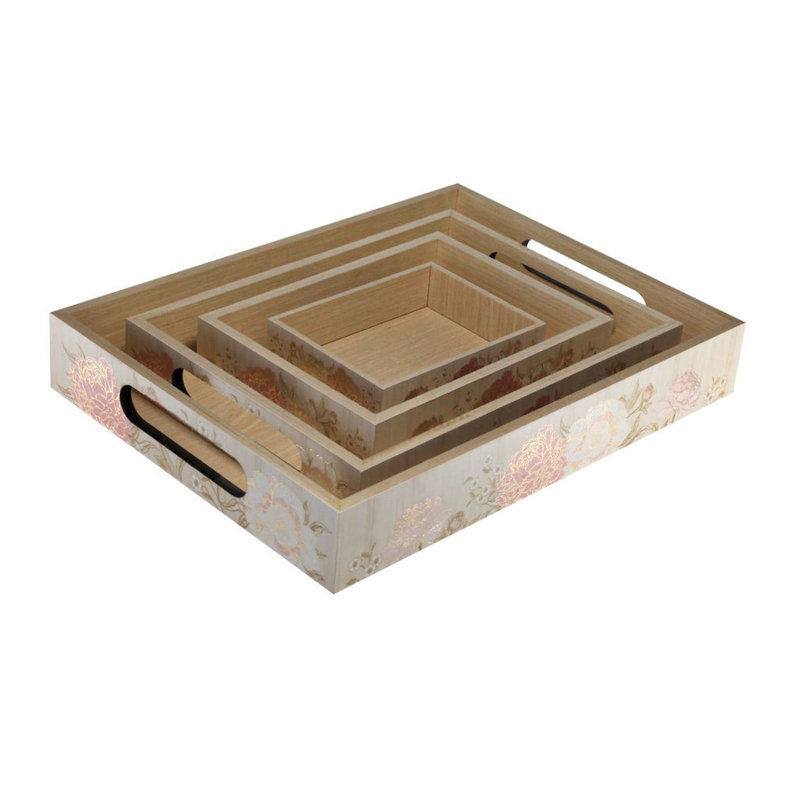 Ensemble de plateau de table basse 4 pièces