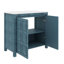 Meuble-lavabo 36 po, meuble-lavabo de ferme avec lavabo en céramique, ensemble de rangement pour salle de bain-580463028